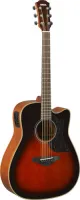 Акустическая гитара со звукоснимателем Yamaha A1M Tobacco Brown Sunburst//02
