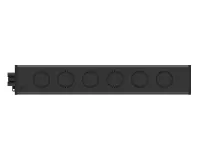 ABL 2M400600- Розеточная станция серии UDM с 6 розетками, черная