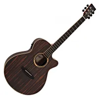 TANGLEWOOD DBT SFCE AEB электроакустичкская гитара, тип корпуса - Super Folk с вырезом и электроникой Tanglewood Premium Plus EQ