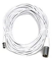 Audix cblm50w  микрофонный кабель 15 м, d3,3 мм, mini-xlrf - xlrm, для сери micros и microboom, белый