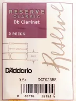 DCT02355 Reserve Classic Трости для кларнета Bb, размер 3.5+, 2шт., Rico