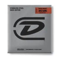 DUNLOP DBSBS45105M Super Bright Stainless Steel Medium Scale Струны для бас-гитары