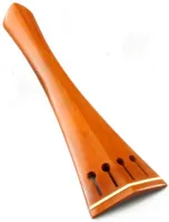 0 violin tailpiece Acura VT-E3A523 - Grade A round boxwood tailpiece with bone saddle for 1/4 violin