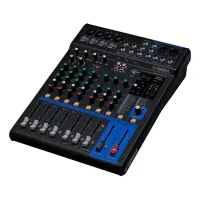 Микшер Yamaha [MG10XUF] аналоговый, 10-канальный: макс. 4 микрофонных / 10 линейных входов (4 моно + 3 стерео) / 1 стереошина / 1 шина AUX, Микрофонные предусилители «D-PRE», Фантомное питание +48 В, эффекты: SPX с 24 программами, Интерфейс USB Audio