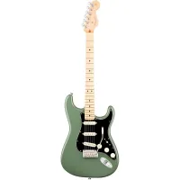 FENDER AM PRO STRAT MN ATO электрогитара American Pro Stratocaster, цвет антик олив, кленовая накладка грифа