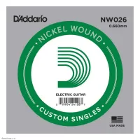 D'ADDARIO NW026 - Струна одиночная для электрогитары