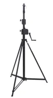 EUROLITE STW-370A Алюминиевый телескопический штатив для световых приборов с ручной лебедкой 1,7-3,7м, до 35 кг. вес 13кг
