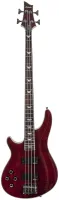 SCHECTER OMEN EXTREME-4 LH BCH - леворукая 4х струнная,  бас-гитара, 24 ладакорпус: красное дерево с топом из огненного клёна, гриф: клён, на болтах, накладка палисандр, звукосниматели: HH 2х Schecter Diamond Bass, регулировки: громкость, цвет: Black Cher