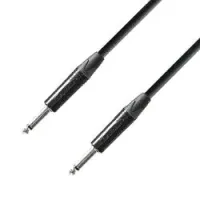 Adam hall k5ipp0450 - кабель инструментальный, neutrik trs (jack) 6,3 mm mono - trs (jack) 6,3 mm mono, 0.22 мм2, 4.5 м, черный
