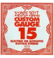 Ernie Ball 1015 струна для электро и акустических гитар. Сталь, калибр .015