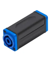 Taverlab U1006 - Переходник Speakon-Speakon в алюминиевом корпусе 65мм, чёрный