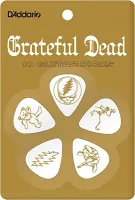 1CWH4-10GD2 Grateful Dead Медиаторы, белые, 10шт, средние, Planet Waves