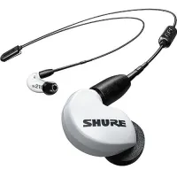 SHURE SE215SPE-W+BT2-EFS беспроводные внутриканальные Bluetooth наушники с одним динамическим драйвером, белые.