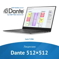 SL-DAN-512-P / Программная лицензия Dante, конфигурация каналов 512x512, для Core 5200 / QSC