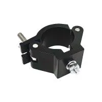 ИМЛАЙТ H5-S-60-BLACK Алюминиевый хомут (clamp) шириной 50мм на трубу d60мм. Допустимая нагрузка 250кг. Цвет - Черный.