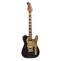 Paoletti nancy loft hh black  электрогитара, telecaster, 2 хамбакера, тремоло, цвет черный, кейс