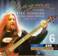 Комплект 6 струн для бас-гитары Magma Peter Sonntag PS106