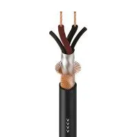 ROXTONE DMX002L-LSZH/FRNC/1m Black (катушка (500м.) № 3/20<br> 2-2024) Кабель для передачи DMX-сигнала (AES/EBU) в LSZH/FRZH - малодымной, не содержащей галогенов, не подвеженной каррозии, не распостраняющей горение при групповой прокладке оболочке (класс