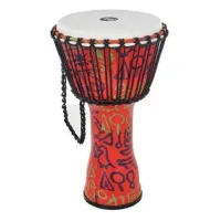Meinl PMDJ1-S-F  джембе 8" с механической настройкой Travel series, синт мембрана, Pharao's Script