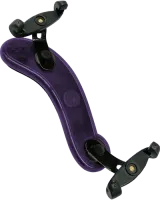 0 violin shoulder rest Viva Flex 80FST3 - 1/8-1/4 violin shoulder rest with comfortable transparent shoulder support, with foldable black forks and swivel end members. Color purple