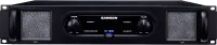 SX1800 усилитель мощности,  2х600W / 4 Ома, 2х400W/8 ом, 1800W/4 ом мостовое включение, размеры 483х408х89 мм, вес 16,5 кг. Вход XLR/TRS(6,3мм), Выход:Speakon/кабельная скрутка. Защита SAMSON
