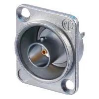 Neutrik NBB75DSI- Проходной панельный разъем BNC (розетка-розетка), импеданс 75 Ом, под пайку
