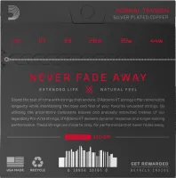 Комплект струн для классической гитары d'addario xtc45ff - струны для классической гитары с карбоновыми верхами и басами dynacore с посеребренной медной обмоткой и обработкой xt. среднее натяжение, толщина .024-.044 дюйма