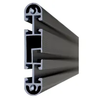 Kondator 436-FX145- Профиль Conceptum F-Profile 1450 мм, макс. нагрузка 25 кг на метр, серебристый
