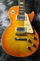 GIBSON CUSTOM SHOP 1960 Les Paul Standard Reissue Ultra Light Aged Orange Lemon Fade электрогитара, цвет - лемон фейд, кейс в ко