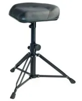 K&M 14055-000-55  стул для барабанщика nick, мотоседло, кожзам, черный