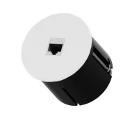ABL 2G2101A1- Встраиваемый модуль передачи данных по Cat6A серии Port El-O с 1xRJ45, белый