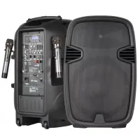 Rq sonic pmlt15auh активная комбо ас 15" 250вт + 2 радиосистемы + bt/usb/sd/fm