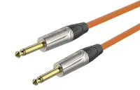 ROXTONE TGJJ100-TOG/1 Кабель инструментальный, оранжевый, 7mm, 2x6,3 mono Jack, 1м
