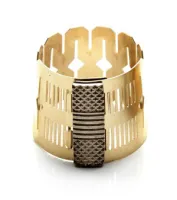 Ligature Borgani Flexitone FXBS - "Vintage" brass ligature in size S for soprano saxophone and metal mouthpieces.