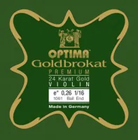 Струна E для скрипки Optima Goldbrokat 24K Premium G1061 26B 1/16