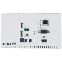 Cypress CH-1602RXWPUK- Настенная панель-приемник сигналов HDMI 4K2K, Ethernet, USB, двунаправленного ИК и RS-232 из витой пары с PoH (48 В), HDBaseT, обратное аудио, исполнение для Европы