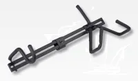 ECO GS016 Black Настенная гитарная стойка, Цвет: черный, Материал: сталь, размера коробки: 1шт: 17x5x62,5см, 10шт: 52,5x19x64см