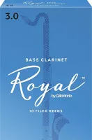 RICO REB1030 Набор тростей для кларнета бас №3.0, серия ROYAL