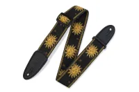 MPJG-SUN-BLK Print Series Ремень для гитары, тканый, солнце/черный, Levy's