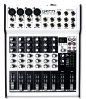 ECO FADE-MIX 4.2i FX Профессиональный микшерный пульт. 4 мик\лин. +2 стерео входа. Встроенный процессор эффектов и РС аудиоинтерфейс.