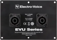 Electro-Voice EVU-CDNL4 накладная панель с двумя входными разъёмами NL4 (Speakon) для серии EVU