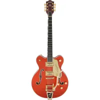Gretsch G6620TFM Players Edition Nashville Center-Block Double Cut., Bigsby, Tiger Flame Maple, Orange Электр. гит., цв. оранж