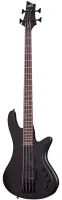 SCHECTER STILETTO STEALTH-4 SBK - 4х струнная бас-гитара, 24 лада, корпус: липа, гриф: клён, на болтах, накладка: палисандр, звукосниматели: Schecter Diamond SuperRock MM, Schecter Diamond P, регулировки: мастер громкость, бленд, активный двухполосный экв