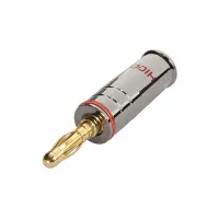 Sommer Cable HI-BM04-RED- Разъем «банан» с резьбовым зажимом