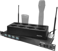 ClearOne WS-840D-M610- 4-канальная приемная станция M610 серии WS800 с поддержкой Dante (частоты 603-630 МГц)