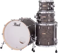 Pearl sts924xsp/ c852  ударная установка из 4-х барабанов, цвет black satin ash, (2 коробки)