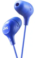 Headphones JVC HA-FX38-A - Comfortable Marshmallow series headphones with 10 mm driver and ear shaping effect cushions. Blue color