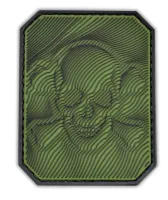 GIBSON Logo Patch, Gold патч велкро