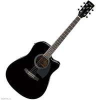 IBANEZ PF15ECE BK - Гитара электроакустическая шестиструнная