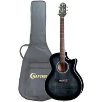 Гитара электроакустическая шестиструнная CRAFTER GCL 80 BKS  Чехол